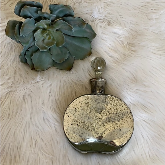 Other - Small mercury glass silver decanter decoration